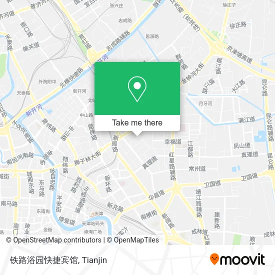 铁路浴园快捷宾馆 map