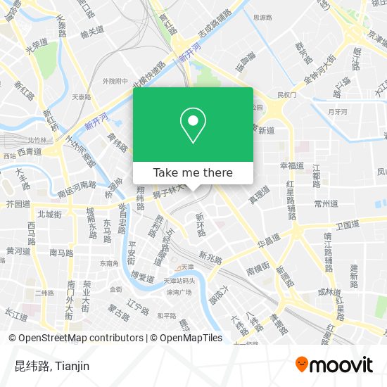 昆纬路 map