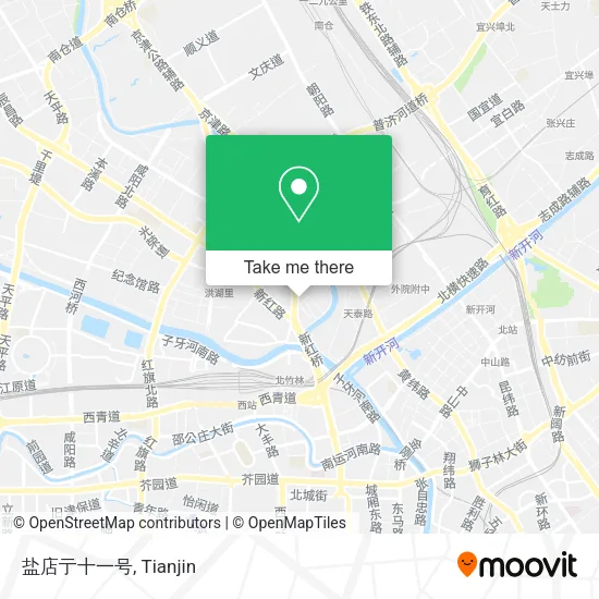 盐店亍十一号 map
