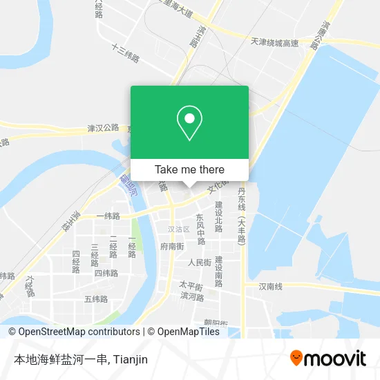 本地海鲜盐河一串 map