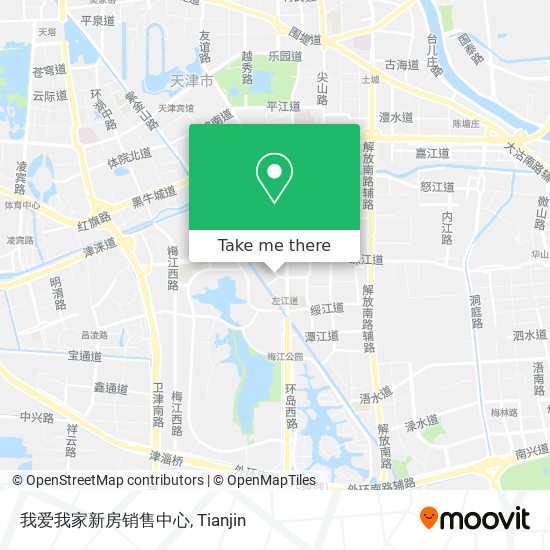 我爱我家新房销售中心 map