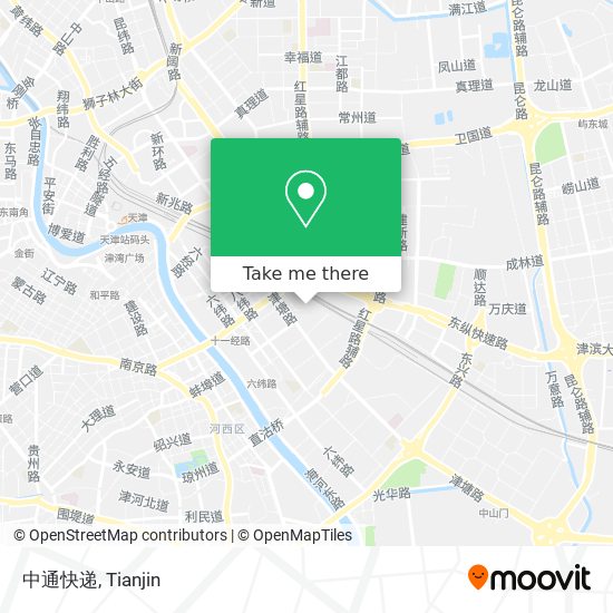 中通快递 map
