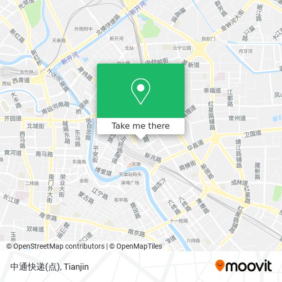 中通快递(点) map