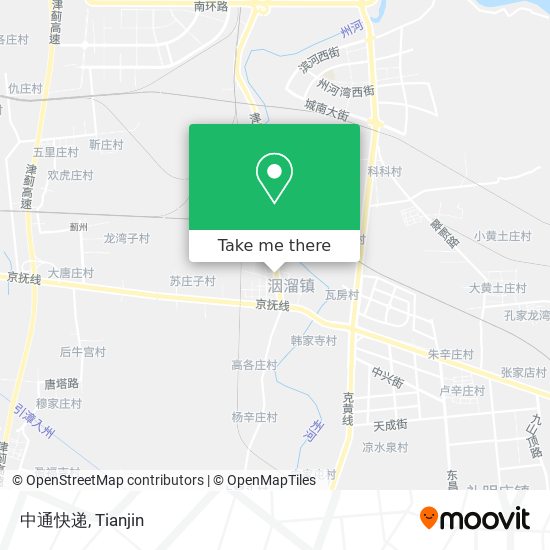 中通快递 map