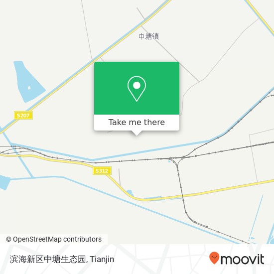 滨海新区中塘生态园 map