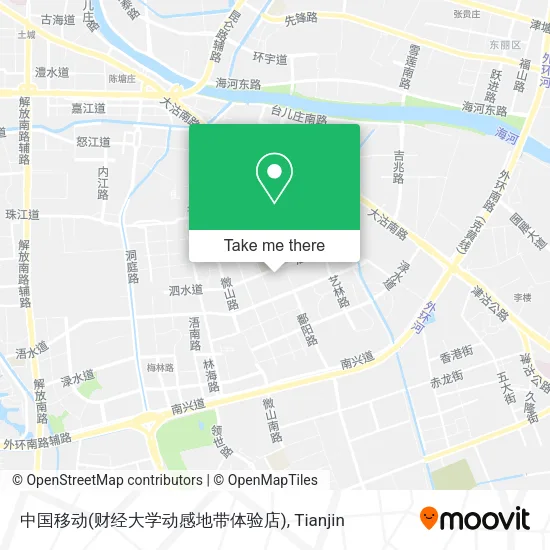 中国移动(财经大学动感地带体验店) map