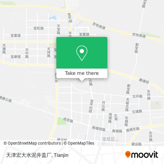 天津宏大水泥井盖厂 map