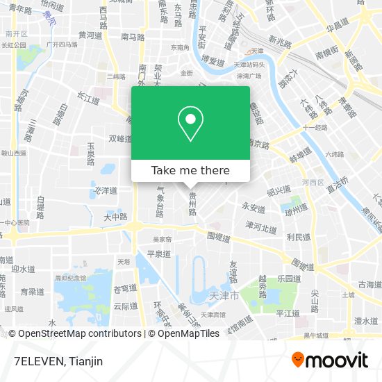7ELEVEN map