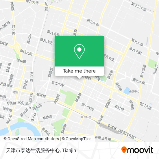 天津市泰达生活服务中心 map