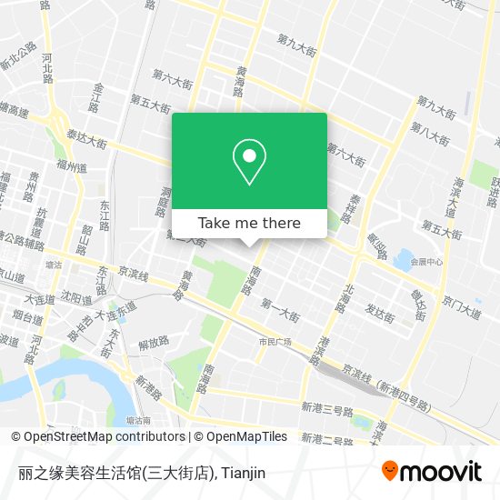 丽之缘美容生活馆(三大街店) map