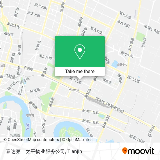 泰达第一太平物业服务公司 map