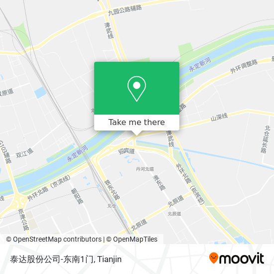 泰达股份公司-东南1门 map