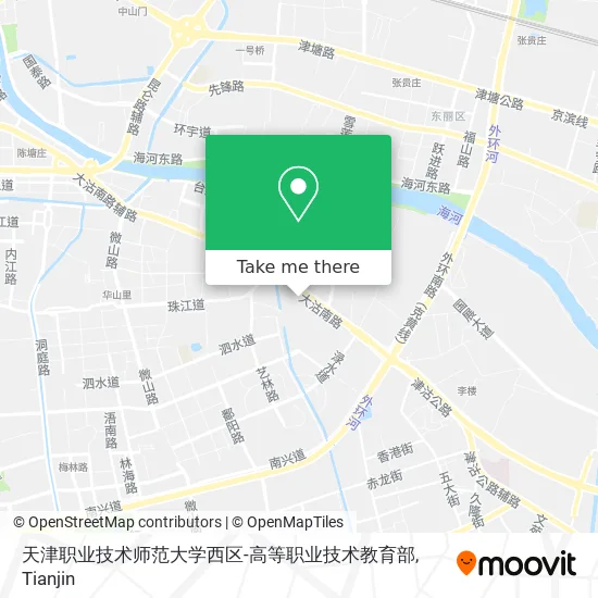 天津职业技术师范大学西区-高等职业技术教育部 map