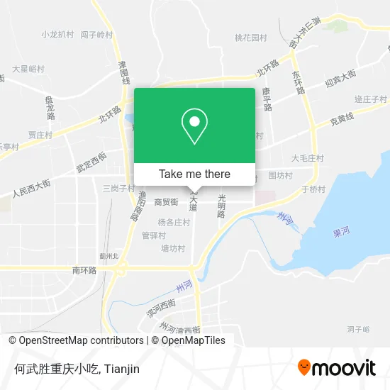 何武胜重庆小吃 map