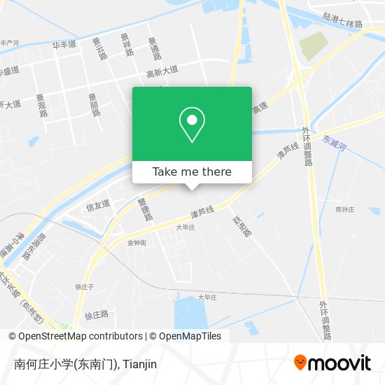 南何庄小学(东南门) map