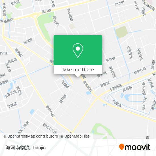 海河南物流 map