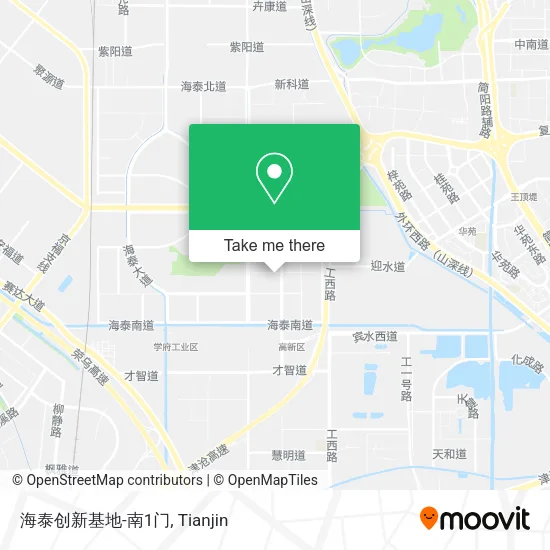 海泰创新基地-南1门 map