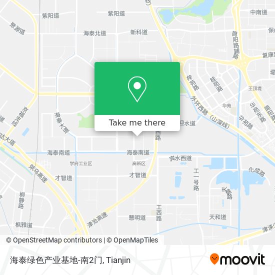 海泰绿色产业基地-南2门 map