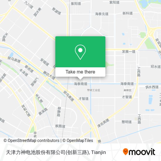 天津力神电池股份有限公司(创新三路) map