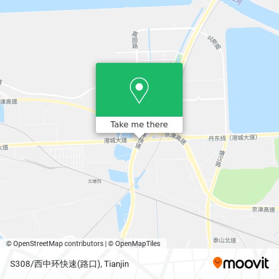 S308/西中环快速(路口) map
