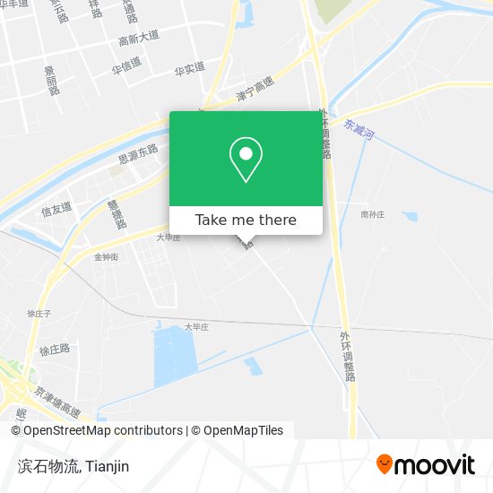 滨石物流 map