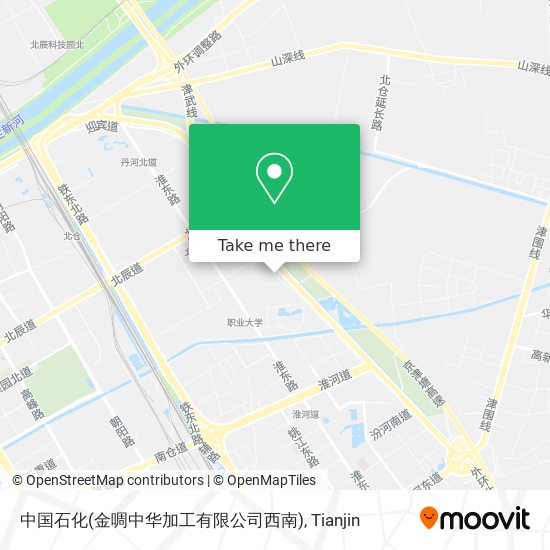 中国石化(金啁中华加工有限公司西南) map