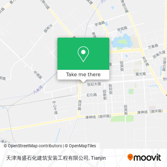 天津海盛石化建筑安装工程有限公司 map