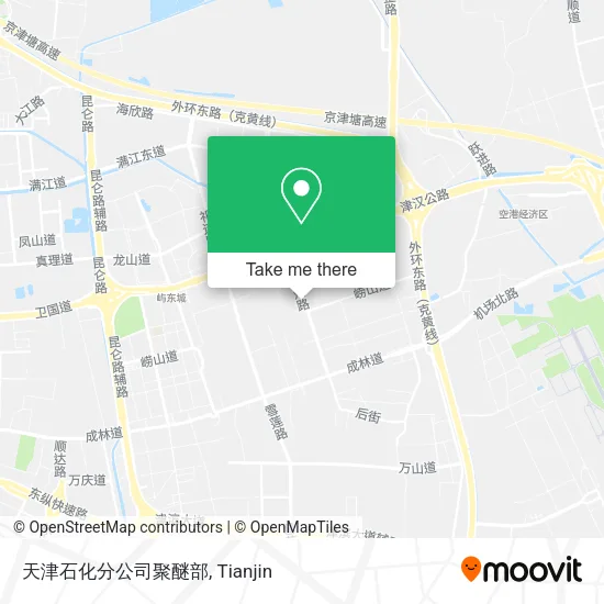 天津石化分公司聚醚部 map