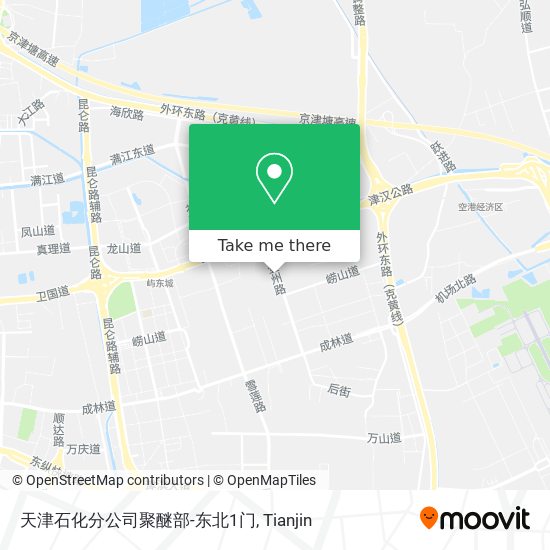天津石化分公司聚醚部-东北1门 map