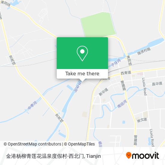 金港杨柳青莲花温泉度假村-西北门 map