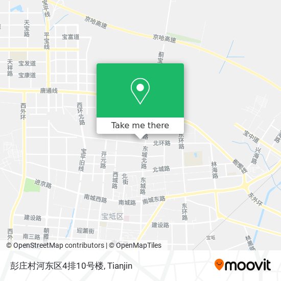 彭庄村河东区4排10号楼 map