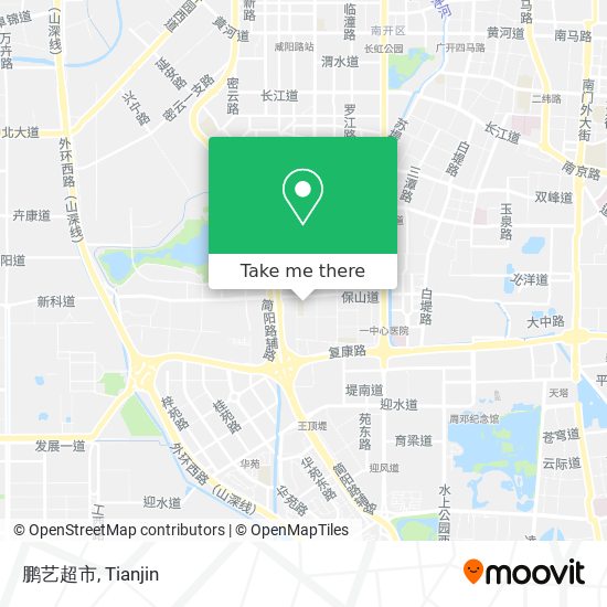 鹏艺超市 map
