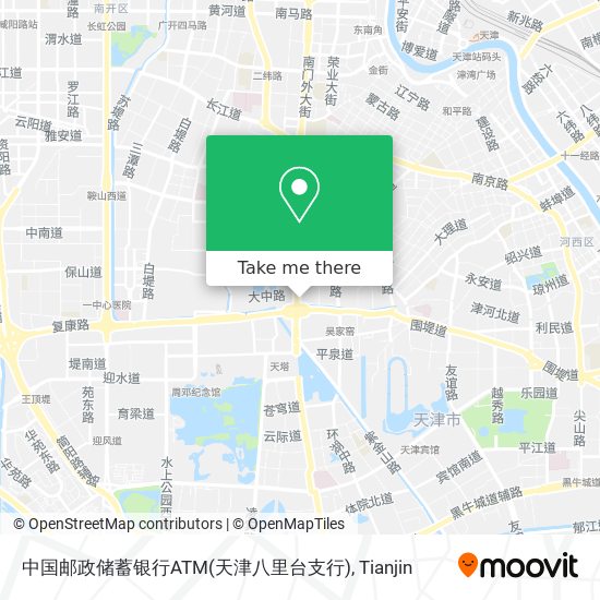 中国邮政储蓄银行ATM(天津八里台支行) map