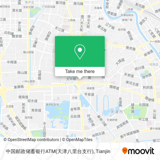 中国邮政储蓄银行ATM(天津八里台支行) map