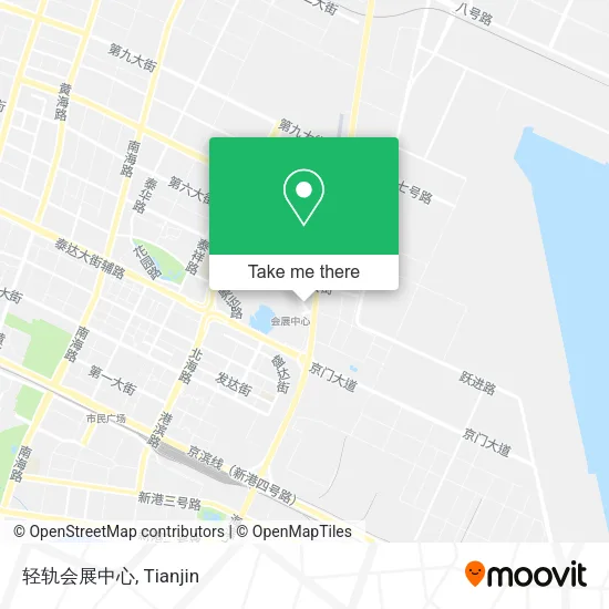 轻轨会展中心 map