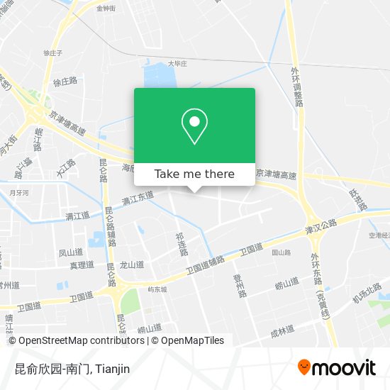 昆俞欣园-南门 map
