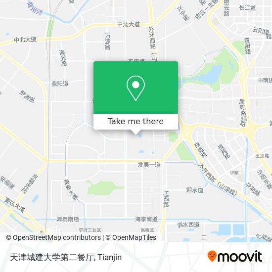 天津城建大学第二餐厅 map
