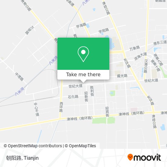 朝阳路 map