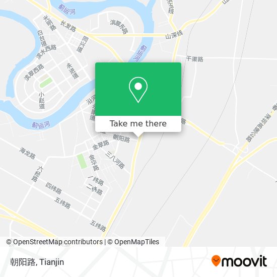 朝阳路 map