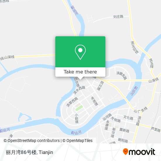 丽月湾86号楼 map