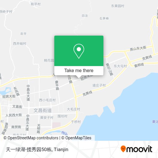 天一绿湖-揽秀园50栋 map