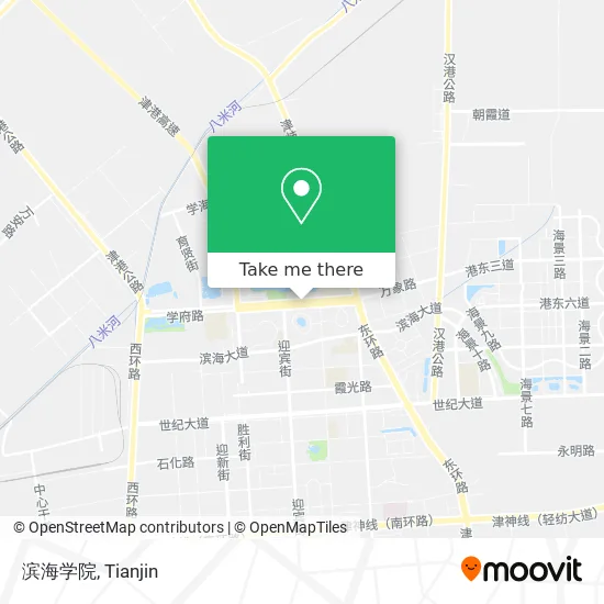 滨海学院 map