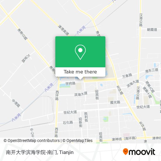 南开大学滨海学院-南门 map