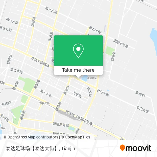 泰达足球场【泰达大街】 map