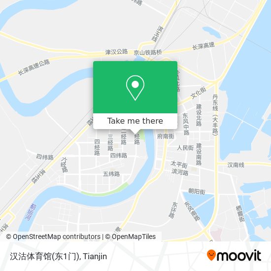 汉沽体育馆(东1门) map
