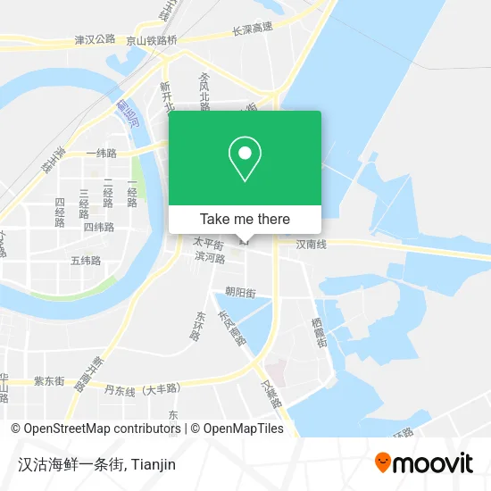 汉沽海鲜一条街 map