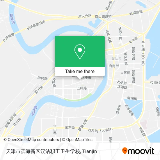 天津市滨海新区汉沽职工卫生学校 map