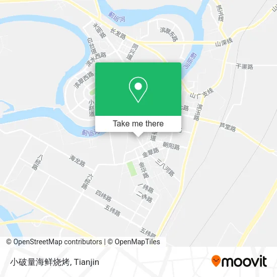 小破量海鲜烧烤 map