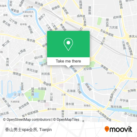 香山男士spa会所 map