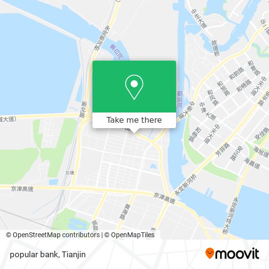 popular bank map